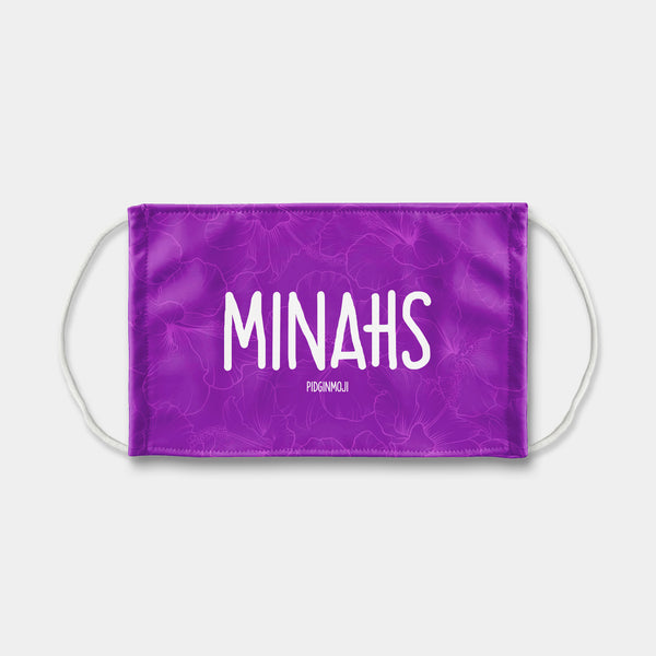 "MINAHS" PIDGINMOJI Face Mask (Purple)