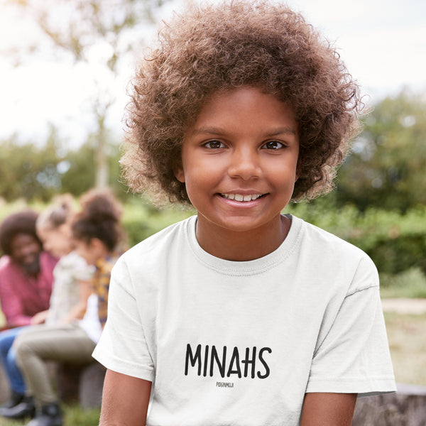 "MINAHS" Youth Pidginmoji Light Short Sleeve T-shirt