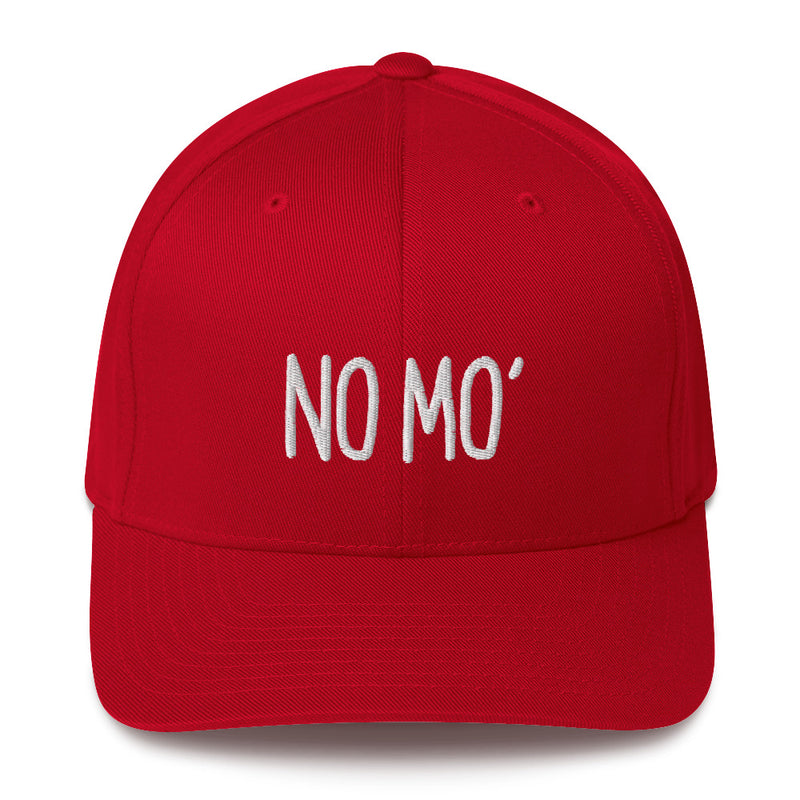 "NO MO'" Pidginmoji Dark Structured Cap