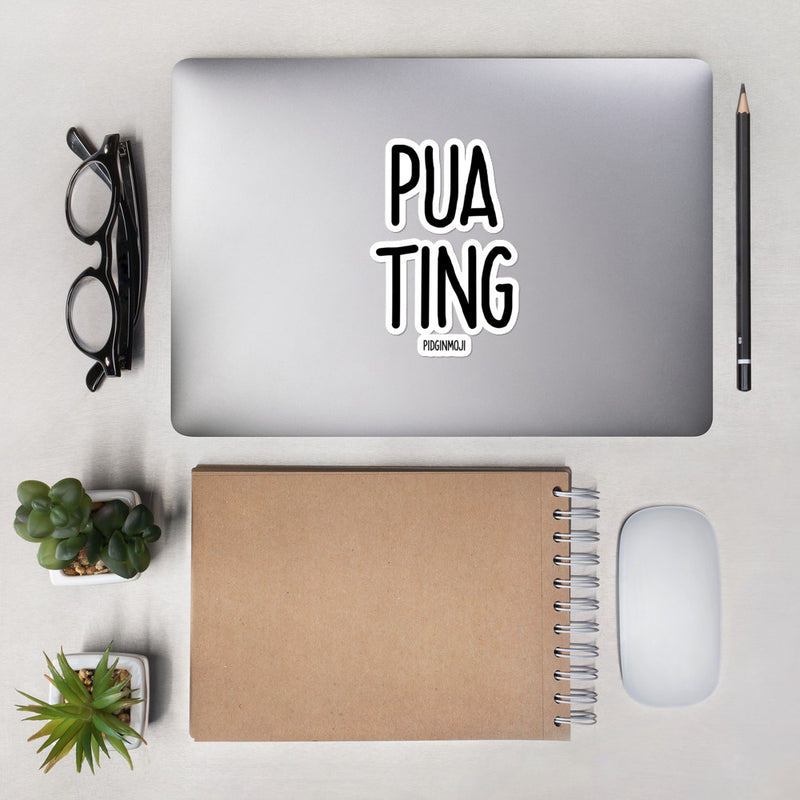 "PUA TING“ PIDGINMOJI Vinyl Stickah