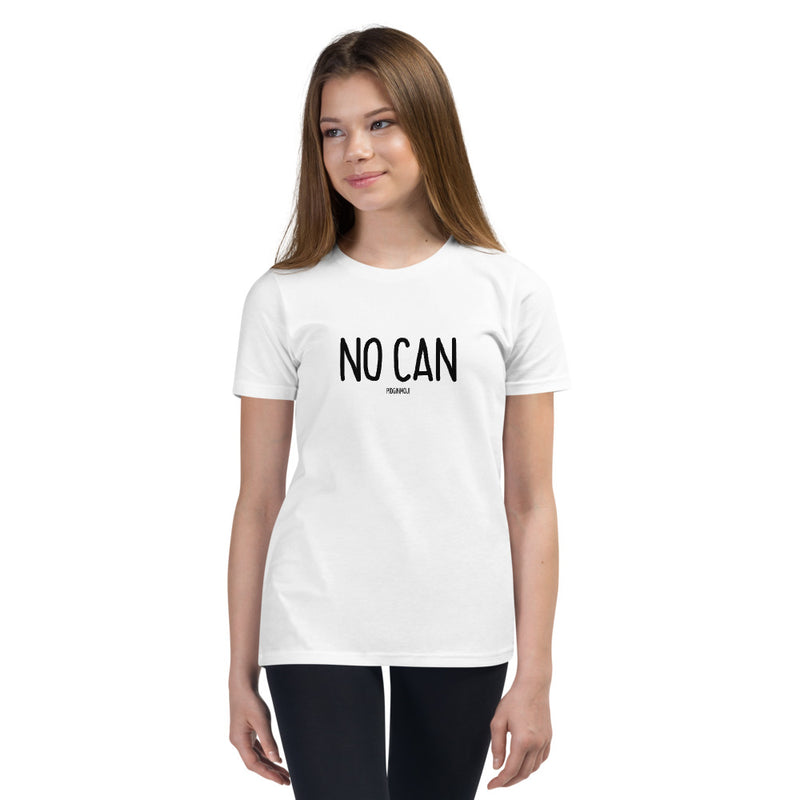 "NO CAN" Youth Pidginmoji Light Short Sleeve T-shirt