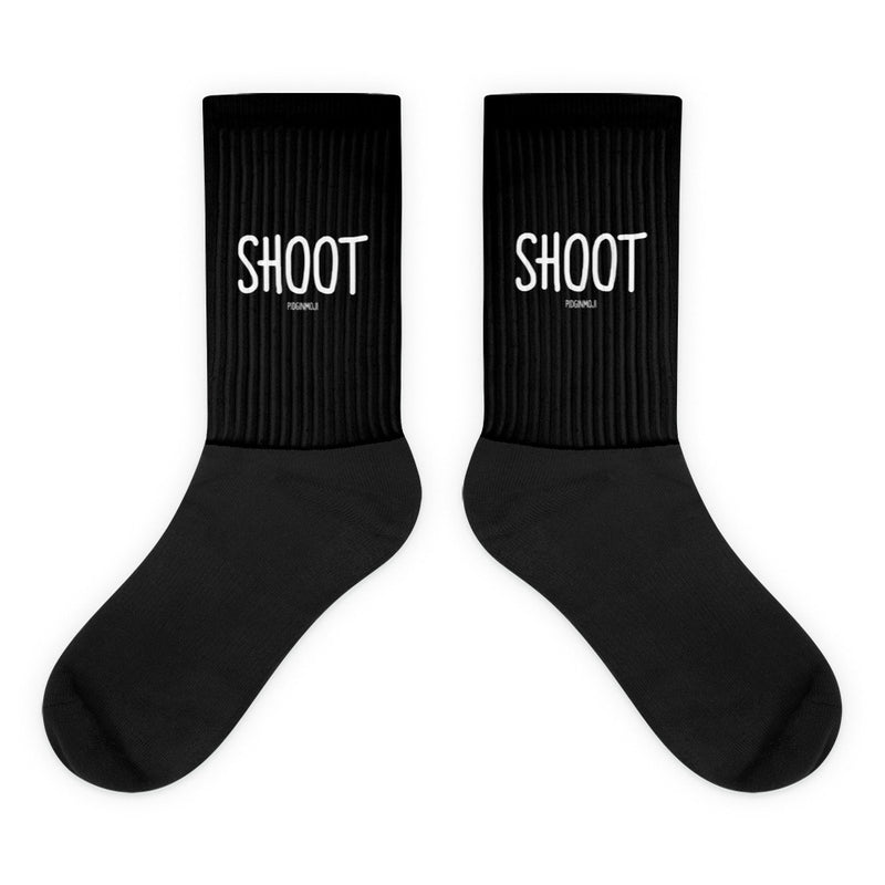 "SHOOT" PIDGINMOJI Socks