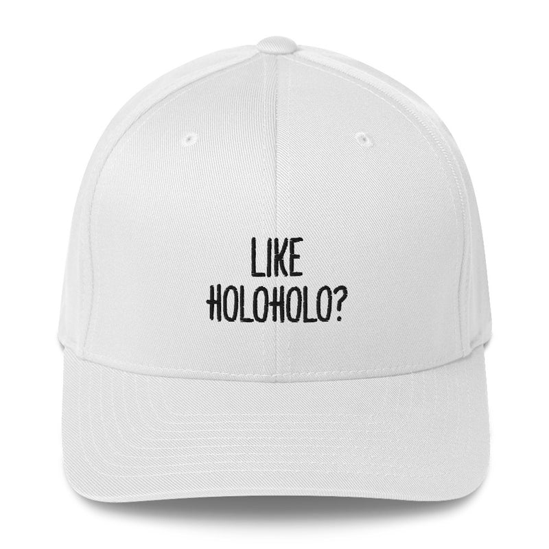 "LIKE HOLOHOLO?" Pidginmoji Light Structured Cap
