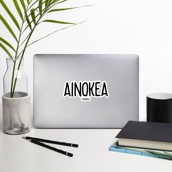 "AINOKEA“ PIDGINMOJI Vinyl Stickah
