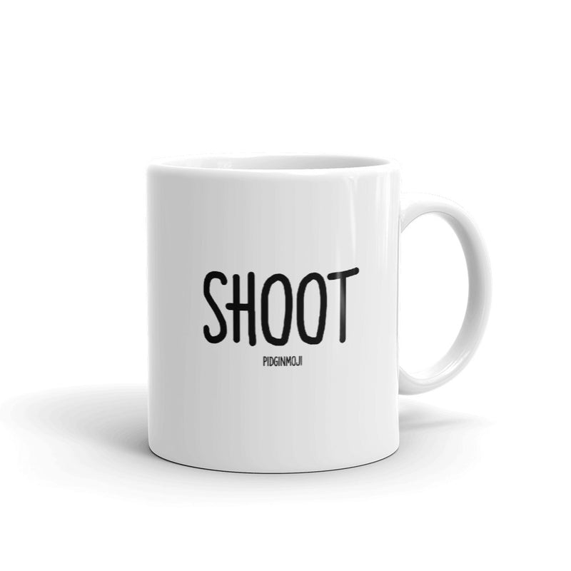 "SHOOT" PIDGINMOJI Mug