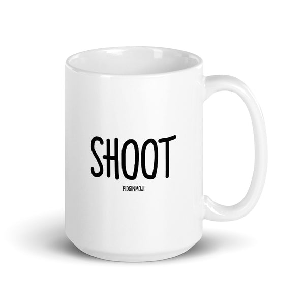 "SHOOT" PIDGINMOJI Mug