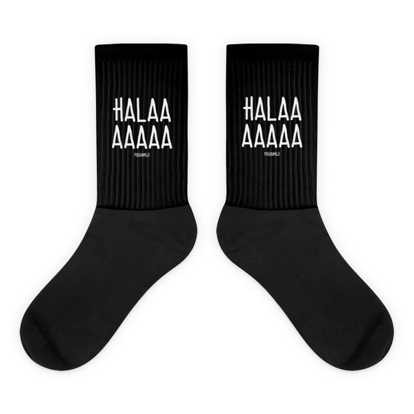 "HALAAAAAAA" PIDGINMOJI Socks