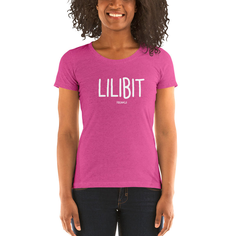 "LILIBIT" Women’s Pidginmoji Dark Short Sleeve T-shirt