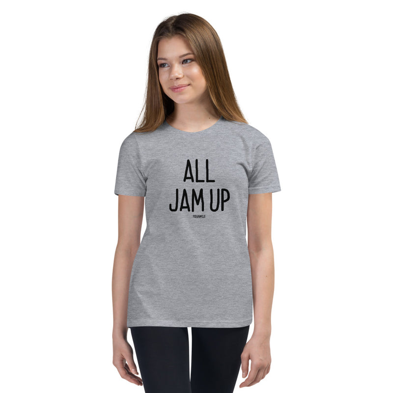 "ALL JAM UP" Youth Pidginmoji Light Short Sleeve T-shirt