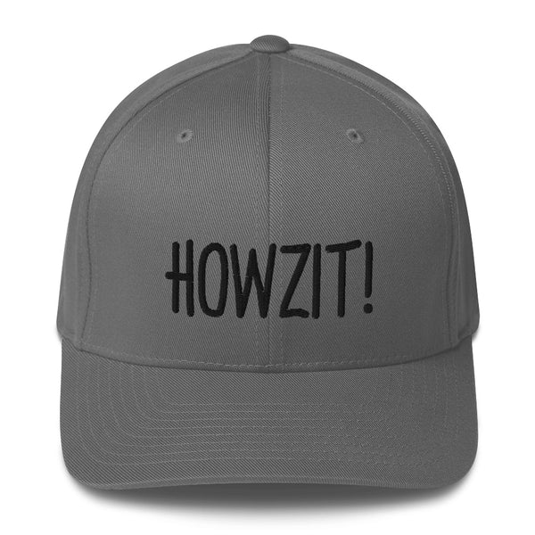 "HOWZIT!" Pidginmoji Light Structured Cap