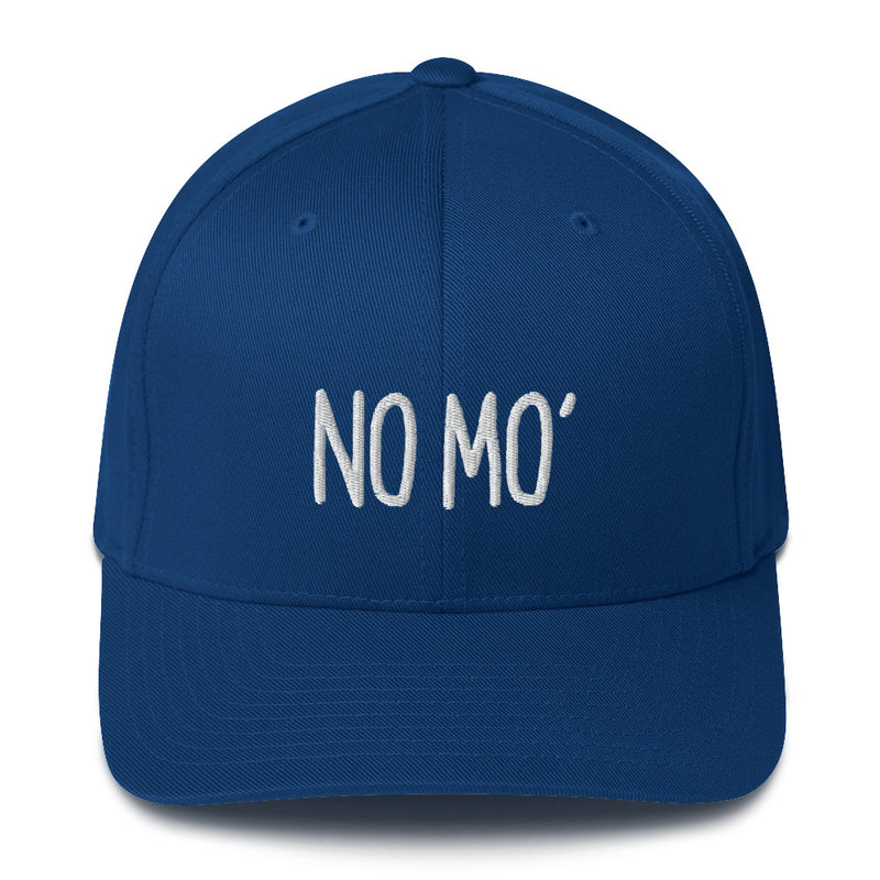 "NO MO'" Pidginmoji Dark Structured Cap