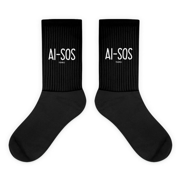 "AI-SOS" PIDGINMOJI Socks