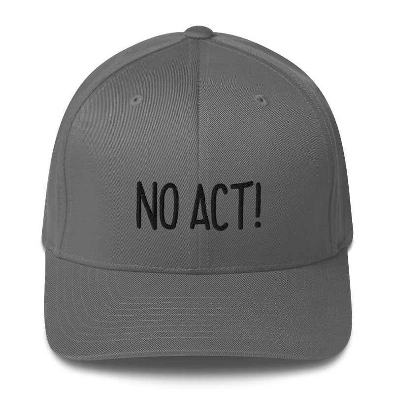 "NO ACT!" Pidginmoji Light Structured Cap