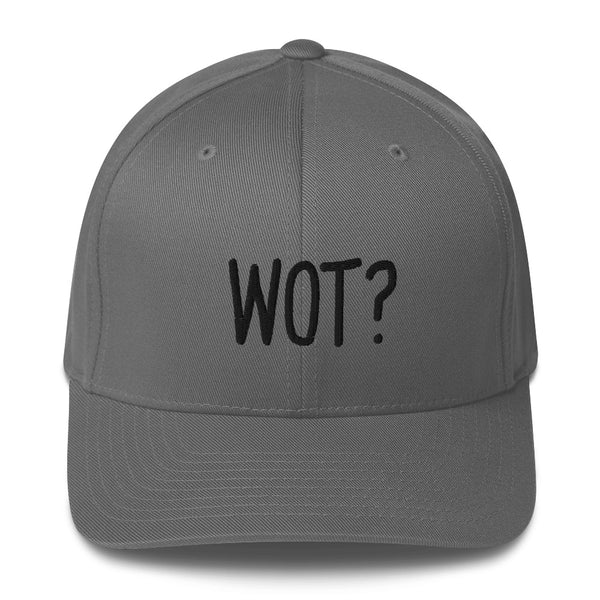 "WOT?" Pidginmoji Light Structured Cap