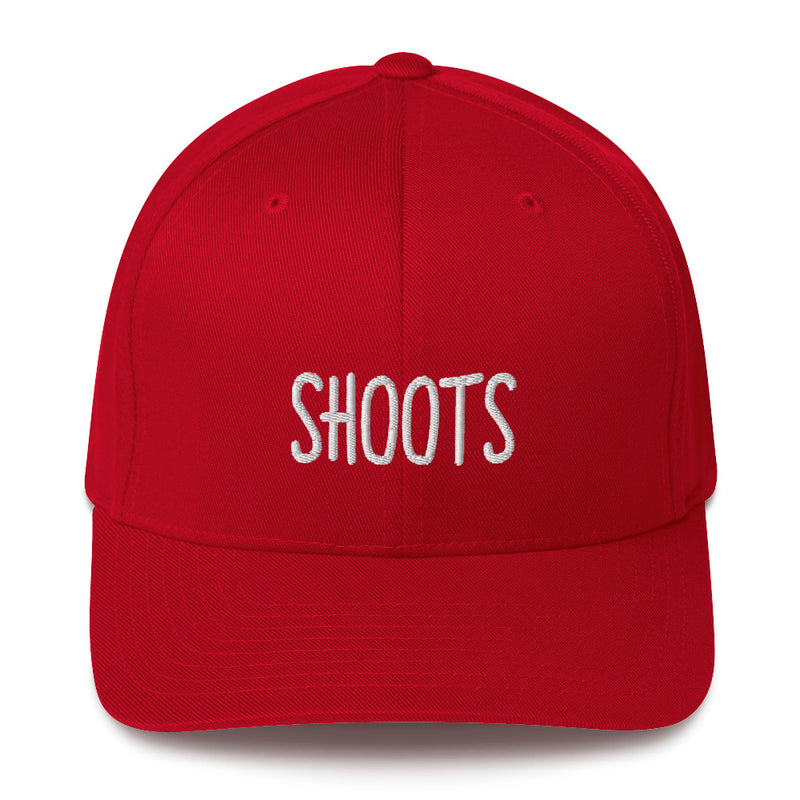 "SHOOTS" Pidginmoji Dark Structured Cap
