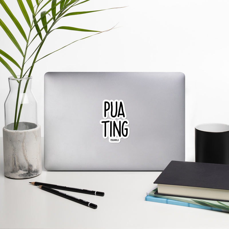 "PUA TING“ PIDGINMOJI Vinyl Stickah