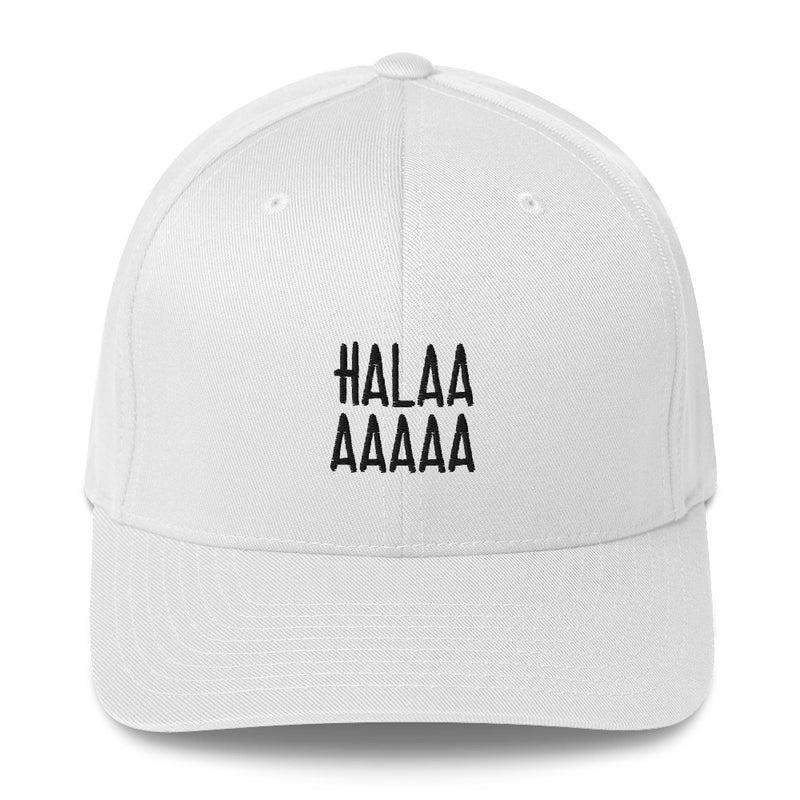 "HALAAAAAAA" Pidginmoji Light Structured Cap