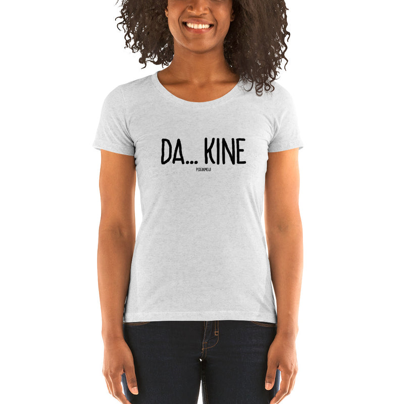 "DA... KINE" Women’s Pidginmoji Light Short Sleeve T-shirt