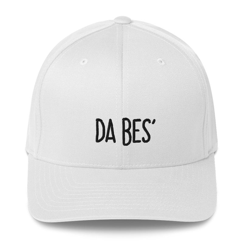 "DA BES'" Pidginmoji Light Structured Cap