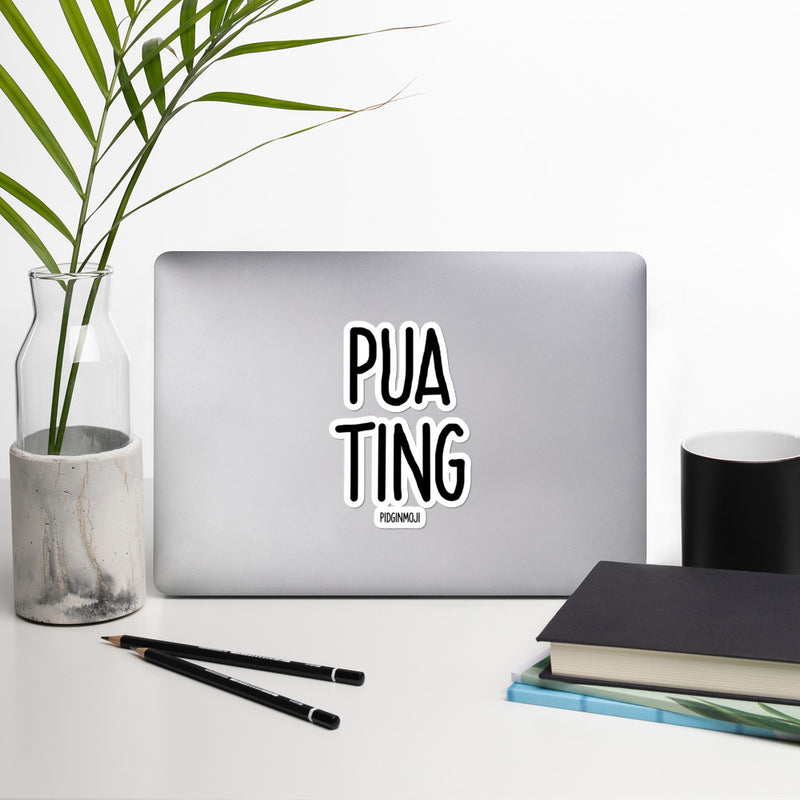 "PUA TING“ PIDGINMOJI Vinyl Stickah