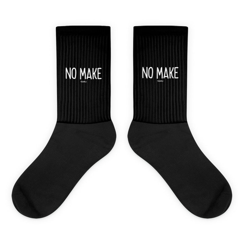 "NO MAKE" PIDGINMOJI Socks