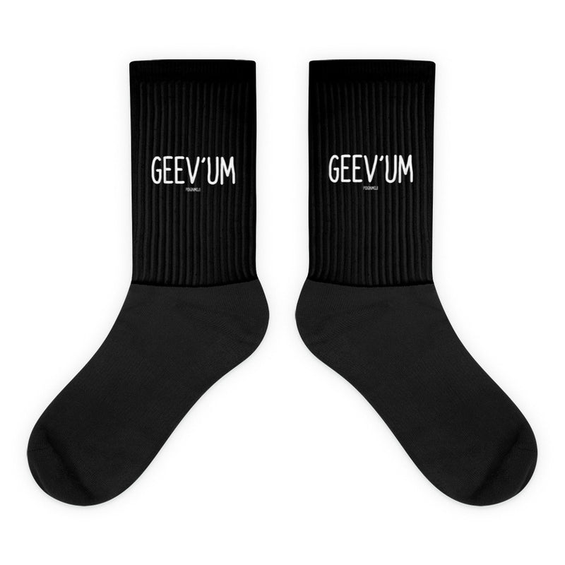 "GEEV'UM" PIDGINMOJI Socks