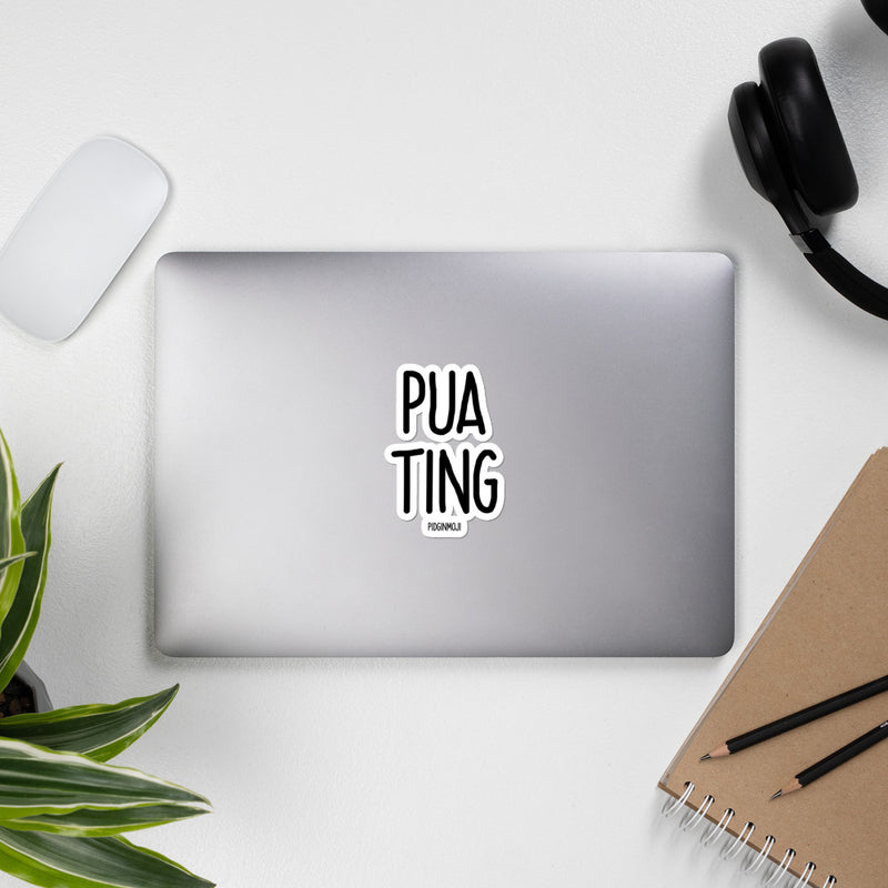 "PUA TING“ PIDGINMOJI Vinyl Stickah