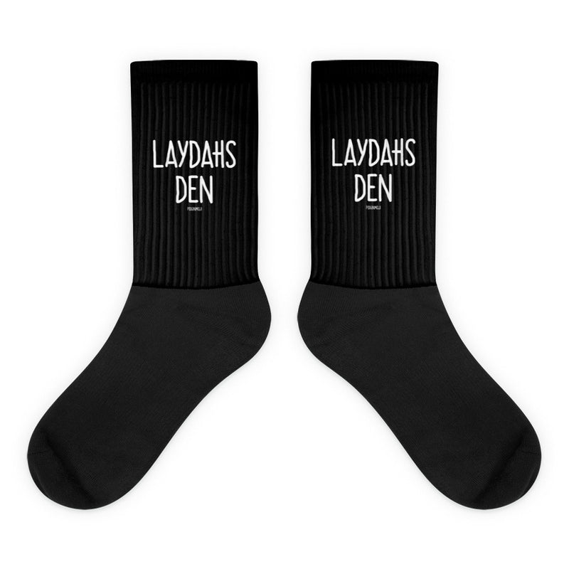 "LAYDAHS DEN" PIDGINMOJI Socks