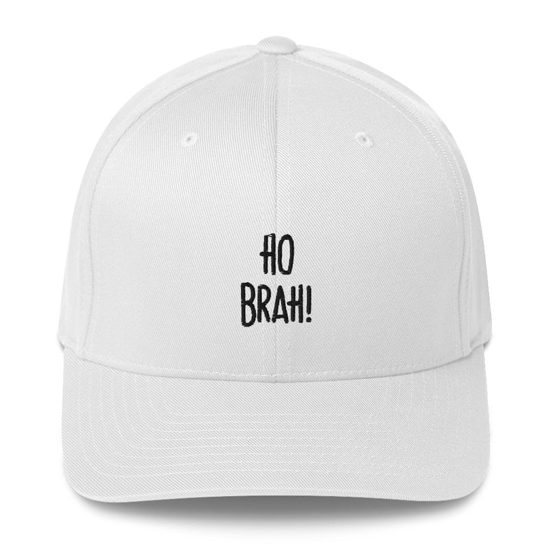 "HO BRAH!" Pidginmoji Light Structured Cap