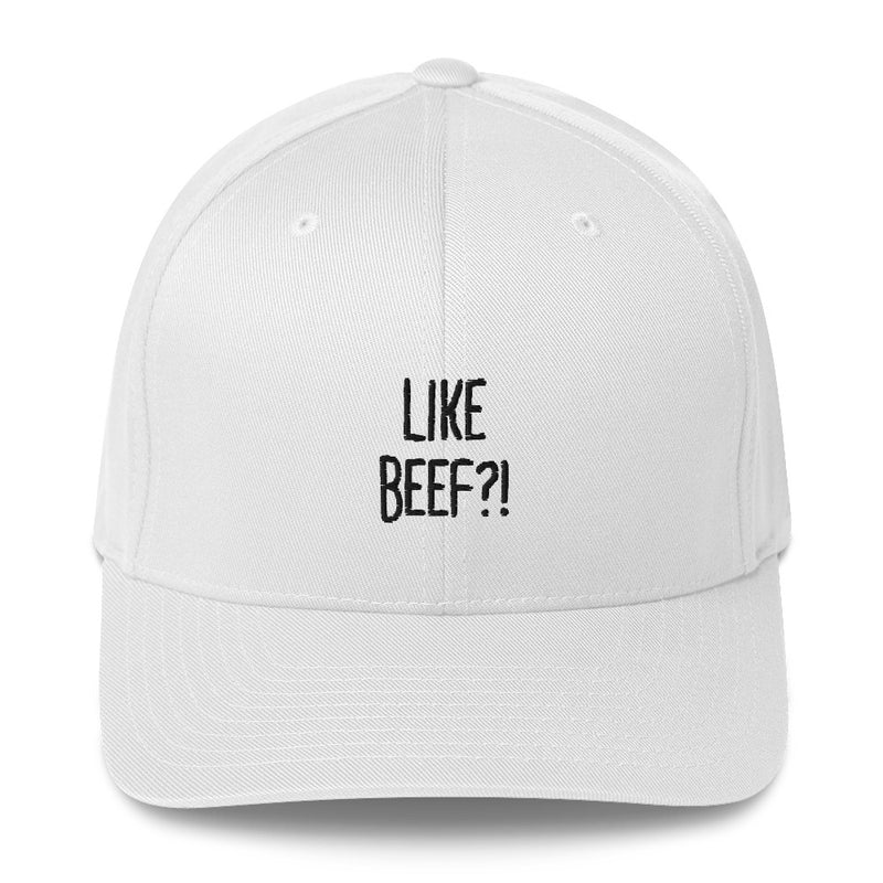 "LIKE BEEF?!" Pidginmoji Light Structured Cap
