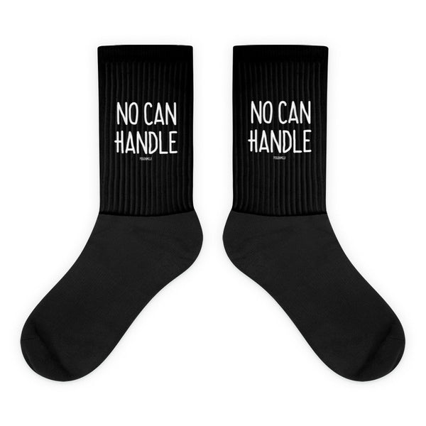 "NO CAN HANDLE" PIDGINMOJI Socks