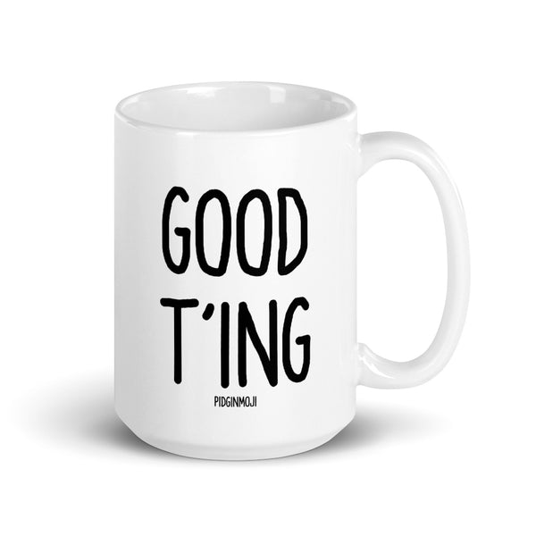 "GOOD T'ING" PIDGINMOJI Mug