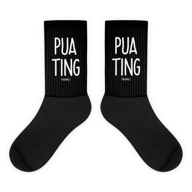 "PUA TING" PIDGINMOJI Socks