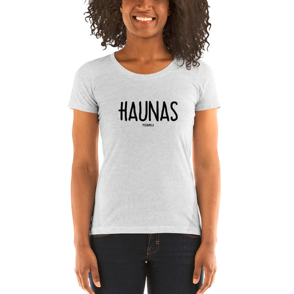 "HAUNAS" Women’s Pidginmoji Light Short Sleeve T-shirt