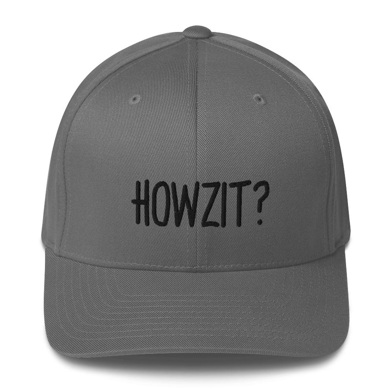 "HOWZIT?" Pidginmoji Light Structured Cap