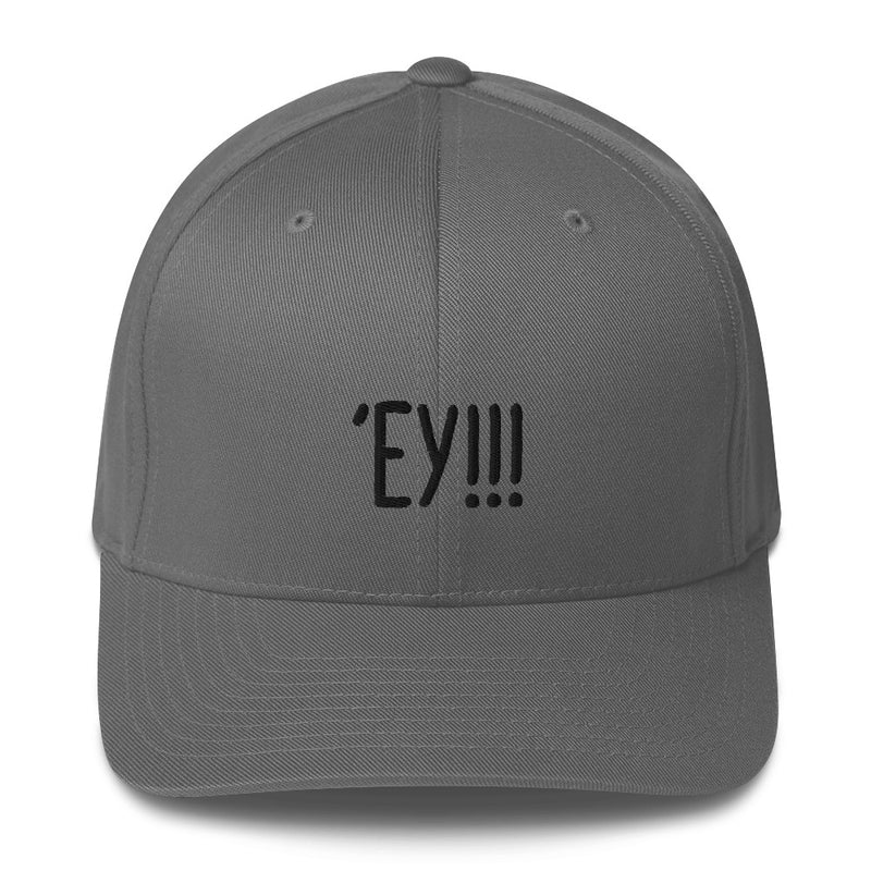 "'EY!!!" Pidginmoji Light Structured Cap