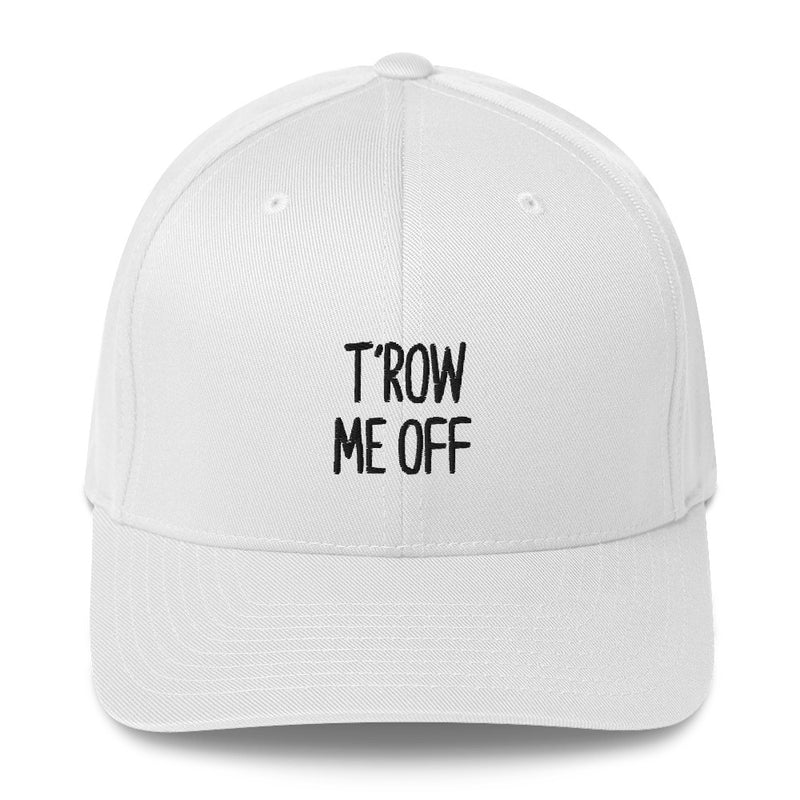 "T'ROW ME OFF" Pidginmoji Light Structured Cap