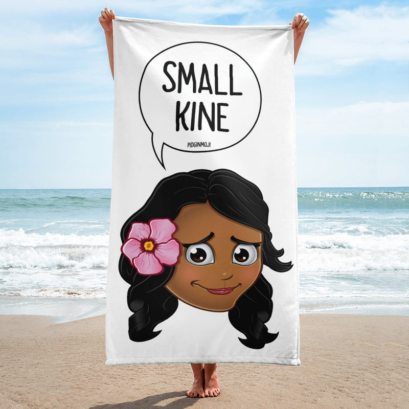 "SMALL KINE" Original PIDGINMOJI Characters Beach Towel