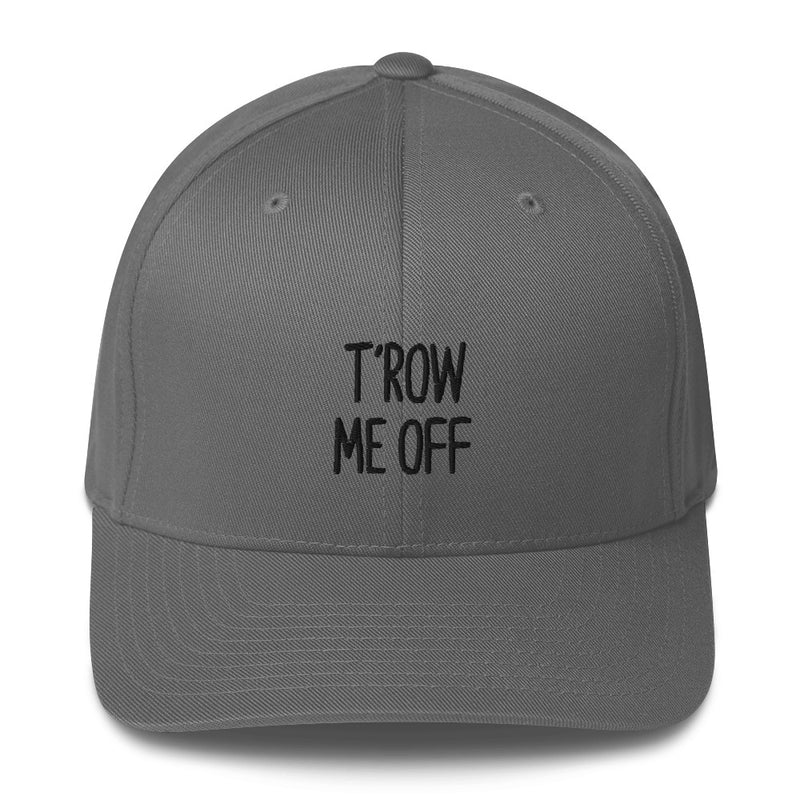 "T'ROW ME OFF" Pidginmoji Light Structured Cap