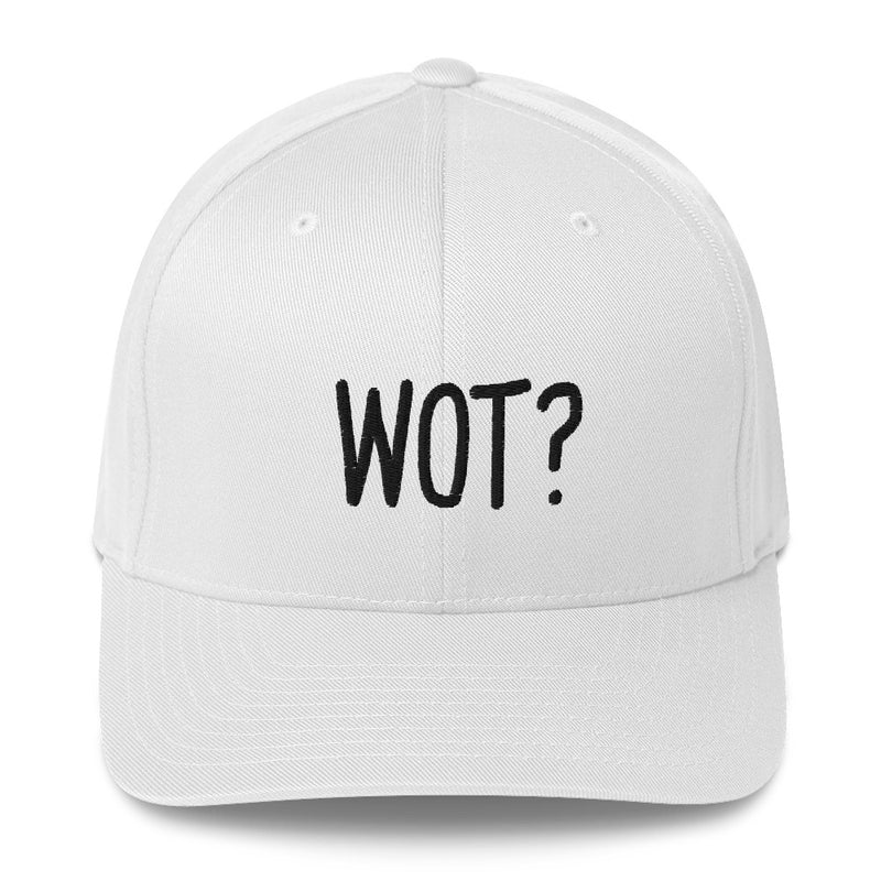 "WOT?" Pidginmoji Light Structured Cap