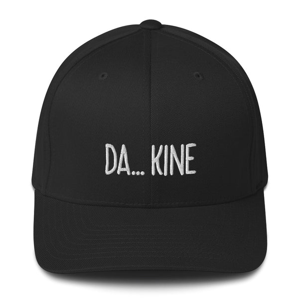 "DA... KINE" Pidginmoji Dark Structured Cap
