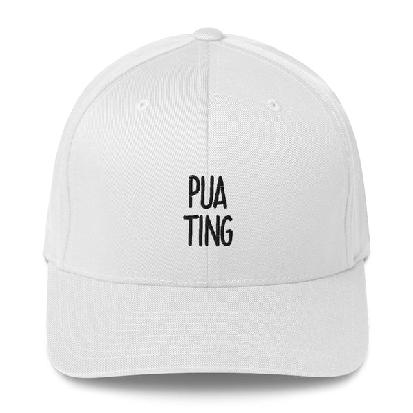 "PUA TING" Pidginmoji Light Structured Cap