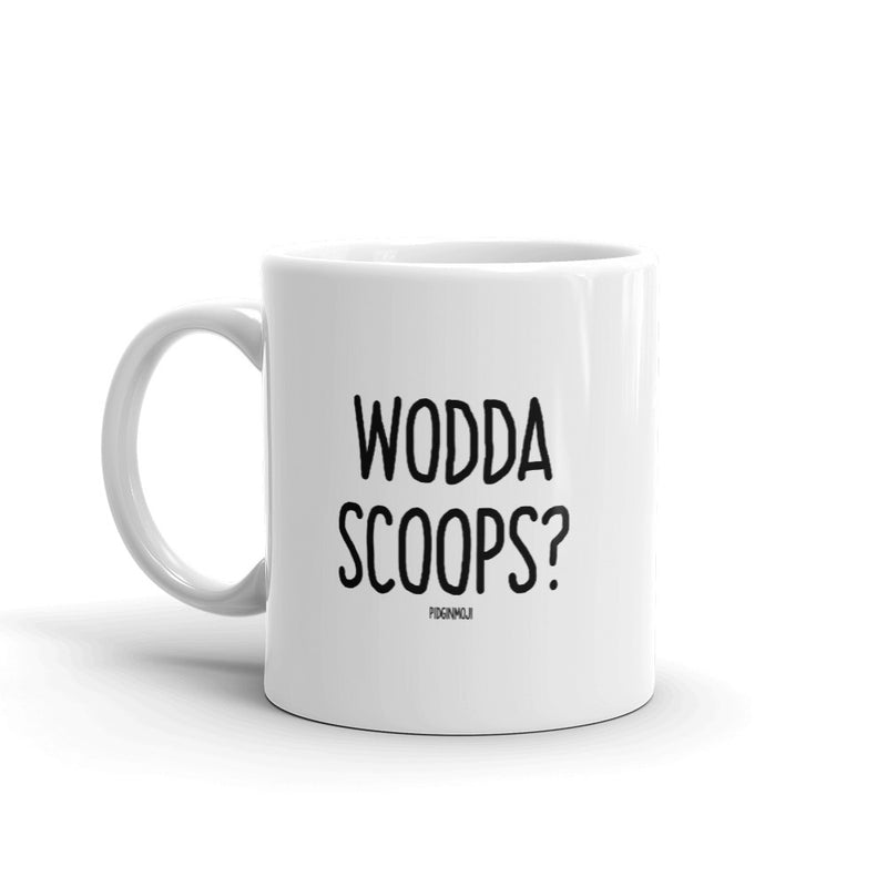 "WODDASCOOPS?" PIDGINMOJI Mug