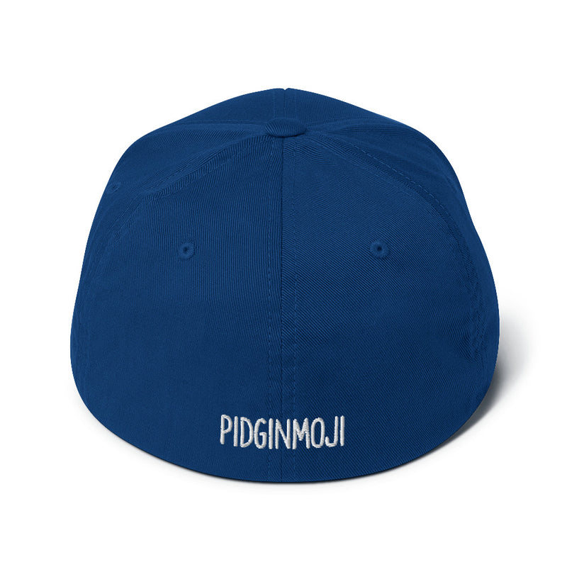 "PUA TING" Pidginmoji Dark Structured Cap