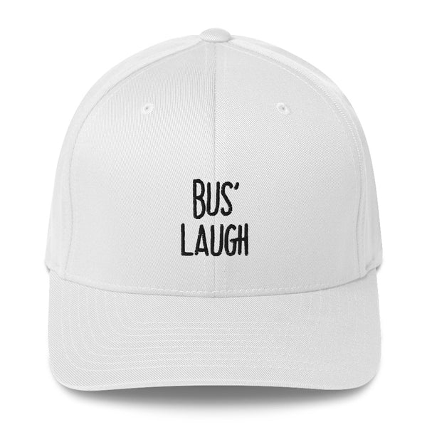 "BUS' LAUGH" Pidginmoji Light Structured Cap