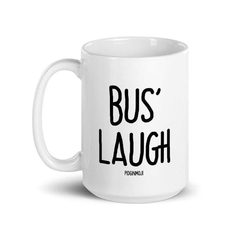 "BUS' LAUGH" PIDGINMOJI Mug