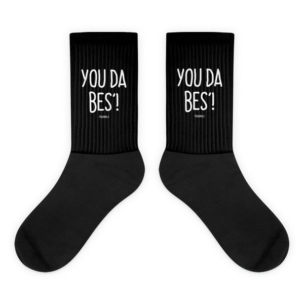 "YOU DA BES'!" PIDGINMOJI Socks