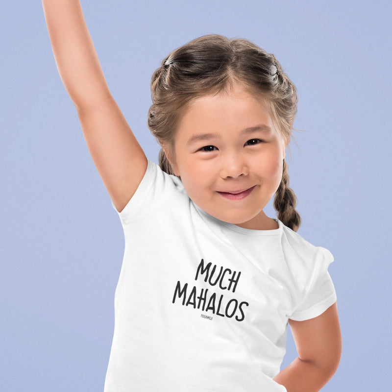 "MUCH MAHALOS" Youth Pidginmoji Light Short Sleeve T-shirt