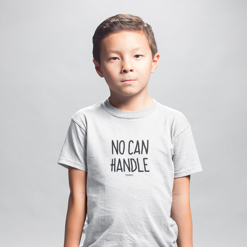 "NO CAN HANDLE" Youth Pidginmoji Light Short Sleeve T-shirt
