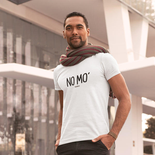 "NO MO'" Men’s Pidginmoji Light Short Sleeve T-shirt